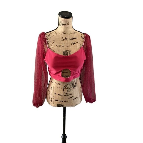 Red Crop Top - Picture 1 of 8